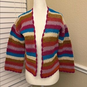 XiRENA Carsyn Striped "Dreamstate" Cardigan Woman's Small (fits like XS)